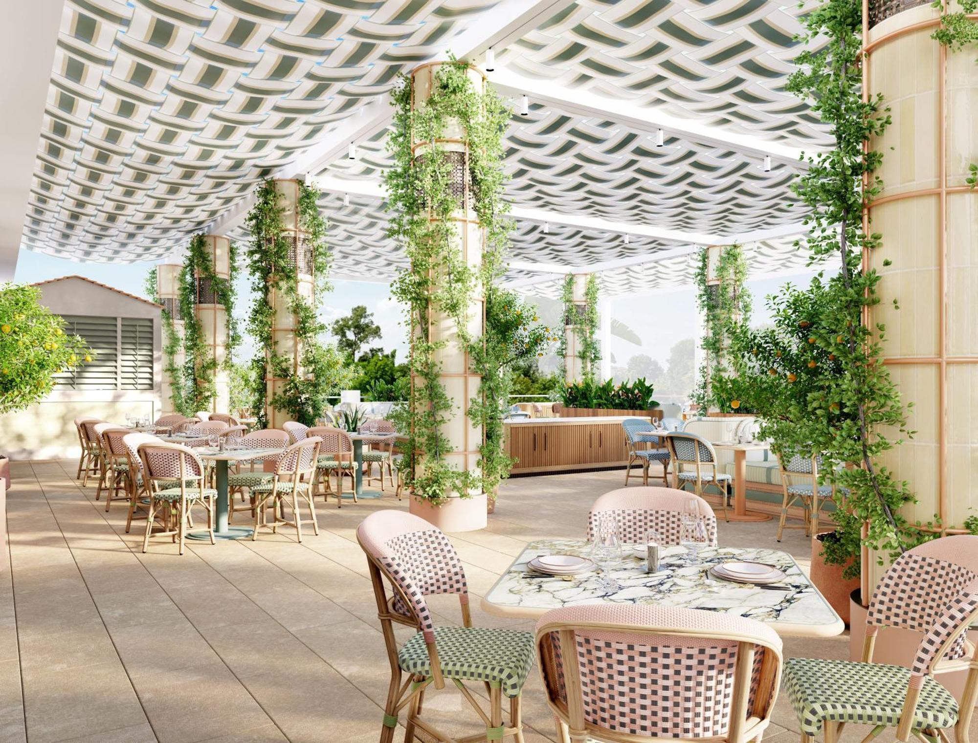 Don Carlos 马尔韦利亚 外观 照片 The rooftop garden